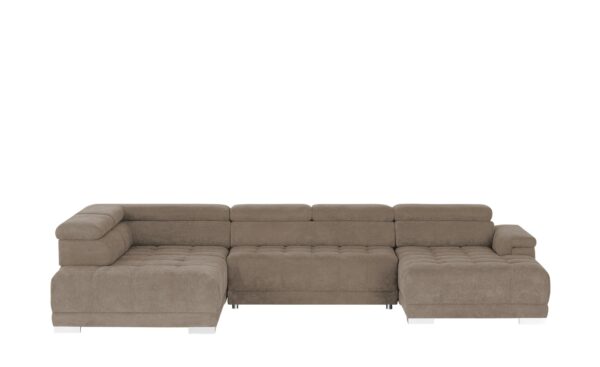 switch Wohnlandschaft  Campo ¦ braun ¦ Maße (cm): B: 374 H: 78 T: 220 Polstermöbel > Sofas > Wohnlandschaften - Höffner