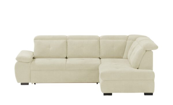 smart Ecksofa  Tamara ¦ creme ¦ Maße (cm): B: 252 H: 90 T: 192 Polstermöbel > Sofas > Ecksofas - Höffner