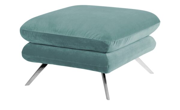 pop Hocker  Caldara ¦ grün ¦ Maße (cm): B: 70 H: 45 T: 70 Polstermöbel > Hocker - Höffner