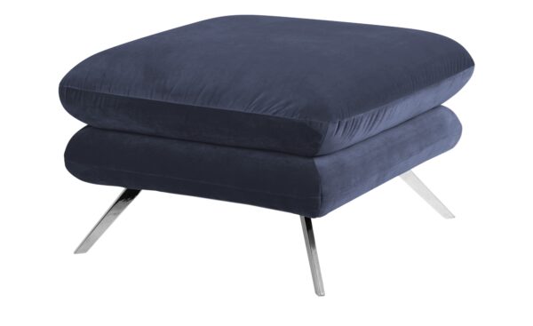 pop Hocker  Caldara ¦ blau ¦ Maße (cm): B: 70 H: 45 T: 70 Polstermöbel > Hocker - Höffner