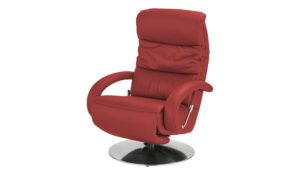 Hukla Leder-Relaxsessel  Florian ¦ rot ¦ Maße (cm): B: 73 H: 102 T: 91 Polstermöbel > Sessel > Relaxsessel - Höffner