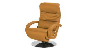 Hukla Leder-Relaxsessel  Florian ¦ orange ¦ Maße (cm): B: 73 H: 102 T: 91 Polstermöbel > Sessel > Relaxsessel - Höffner