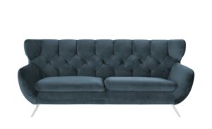 pop Sofa  Caldara ¦ blau ¦ Maße (cm): B: 225 H: 94 T: 95 Polstermöbel > Sofas > 3-Sitzer - Höffner