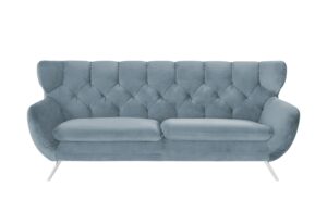 pop Sofa  Caldara ¦ blau ¦ Maße (cm): B: 225 H: 94 T: 95 Polstermöbel > Sofas > 3-Sitzer - Höffner