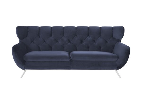 pop Sofa  Caldara ¦ blau ¦ Maße (cm): B: 225 H: 94 T: 95 Polstermöbel > Sofas > 3-Sitzer - Höffner