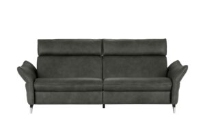 himolla Ledersofa  1926 ¦ grau ¦ Maße (cm): B: 224 H: 94 T: 95 Polstermöbel > Sofas > 3-Sitzer - Höffner