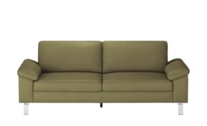 Max Schelling Ledersofa  Maximum ¦ grün ¦ Maße (cm): B: 224 H: 86 T: 97 Polstermöbel > Sofas > 3-Sitzer - Höffner