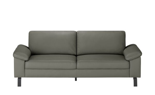 Max Schelling Ledersofa  Maximum ¦ grau ¦ Maße (cm): B: 224 H: 86 T: 97 Polstermöbel > Sofas > 3-Sitzer - Höffner