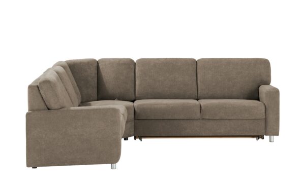 smart Ecksofa  Valencia ¦ braun ¦ Maße (cm): B: 266 H: 90 T: 236 Polstermöbel > Sofas > Ecksofas - Höffner