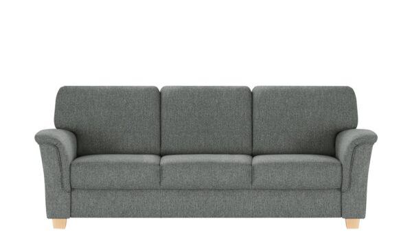 smart Sofa  Valencia ¦ grau ¦ Maße (cm): B: 224 H: 90 T: 93 Polstermöbel > Sofas > 3-Sitzer - Höffner
