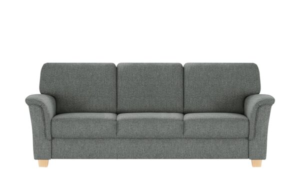 smart Sofa  Valencia ¦ grau ¦ Maße (cm): B: 224 H: 90 T: 93 Polstermöbel > Sofas > 3-Sitzer - Höffner