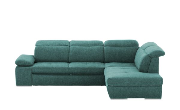 switch Ecksofa  Avilla ¦ türkis/petrol ¦ Maße (cm): B: 285 H: 86 T: 234 Polstermöbel > Sofas > Ecksofas - Höffner