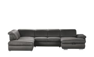 Lounge Collection Wohnlandschaft   Amanda ¦ grau ¦ Maße (cm): B: 379 H: 85 T: 260 Polstermöbel > Sofas > Schlafsofas - Höffner