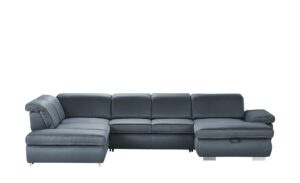 Lounge Collection Wohnlandschaft   Amanda ¦ blau ¦ Maße (cm): B: 379 H: 85 T: 260 Polstermöbel > Sofas > Schlafsofas - Höffner