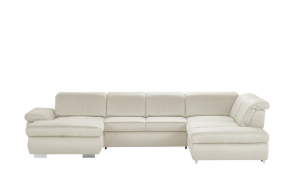 Lounge Collection Wohnlandschaft   Amanda ¦ creme ¦ Maße (cm): B: 379 H: 85 T: 260 Polstermöbel > Sofas > Wohnlandschaften - Höffner