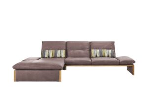 KOINOR Leder-Ecksofa  Humfrey ¦ rosa/pink ¦ Maße (cm): B: 314 H: 93 T: 159 Polstermöbel > Sofas > Ecksofas - Höffner