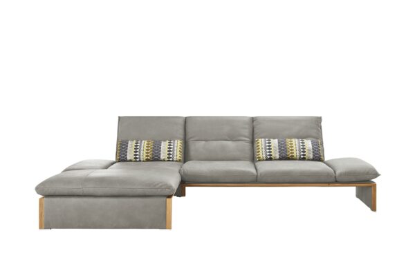 KOINOR Leder-Ecksofa  Humfrey ¦ grau ¦ Maße (cm): B: 314 H: 93 T: 159 Polstermöbel > Sofas > Ecksofas - Höffner