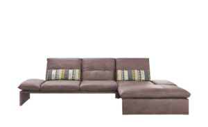 KOINOR Leder-Ecksofa  Humfrey ¦ rosa/pink ¦ Maße (cm): B: 314 H: 93 T: 159 Polstermöbel > Sofas > Ecksofas - Höffner