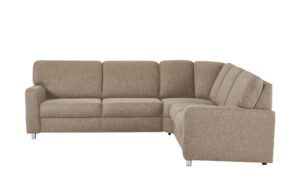 smart Ecksofa  Valencia ¦ braun ¦ Maße (cm): B: 266 H: 90 T: 236 Polstermöbel > Sofas > Ecksofas - Höffner