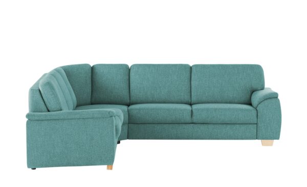 smart Ecksofa  Valencia ¦ türkis/petrol ¦ Maße (cm): B: 250 H: 90 T: 280 Polstermöbel > Sofas > Ecksofas - Höffner