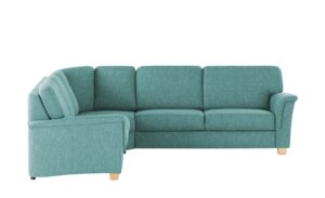 smart Ecksofa  Valencia ¦ türkis/petrol ¦ Maße (cm): B: 242 H: 90 T: 272 Polstermöbel > Sofas > Ecksofas - Höffner