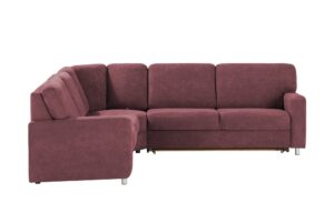 smart Ecksofa  Valencia ¦ rot ¦ Maße (cm): B: 266 H: 90 T: 236 Polstermöbel > Sofas > Ecksofas - Höffner