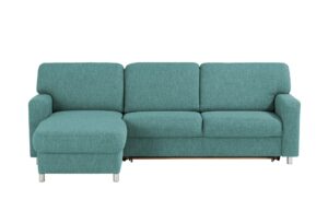 smart Ecksofa  Valencia ¦ türkis/petrol ¦ Maße (cm): B: 267 H: 90 T: 173 Polstermöbel > Sofas > Ecksofas - Höffner