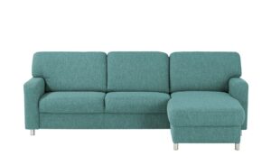 smart Ecksofa  Valencia ¦ türkis/petrol ¦ Maße (cm): B: 253 H: 90 T: 173 Polstermöbel > Sofas > Ecksofas - Höffner