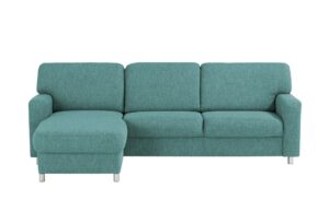 smart Ecksofa  Valencia ¦ türkis/petrol ¦ Maße (cm): B: 253 H: 90 T: 173 Polstermöbel > Sofas > Ecksofas - Höffner