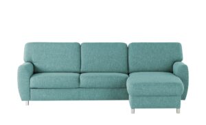 smart Ecksofa  Valencia ¦ türkis/petrol ¦ Maße (cm): B: 261 H: 90 T: 173 Polstermöbel > Sofas > Ecksofas - Höffner