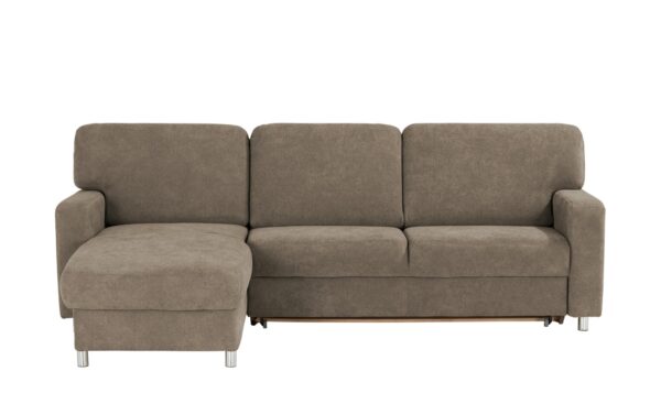 smart Ecksofa  Valencia ¦ braun ¦ Maße (cm): B: 267 H: 90 T: 173 Polstermöbel > Sofas > Ecksofas - Höffner