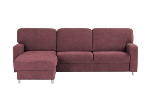 smart Ecksofa  Valencia ¦ rot ¦ Maße (cm): B: 267 H: 90 T: 173 Polstermöbel > Sofas > Ecksofas - Höffner