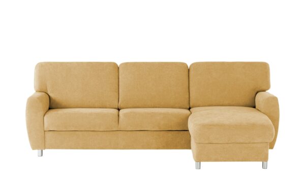 smart Ecksofa  Valencia ¦ gelb ¦ Maße (cm): B: 263 H: 90 T: 173 Polstermöbel > Sofas > Ecksofas - Höffner