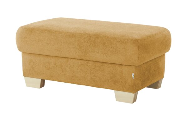 smart Hocker  Valencia ¦ gelb ¦ Maße (cm): B: 100 H: 45 T: 60 Polstermöbel > Hocker - Höffner