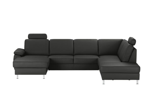 meinSofa Wohnlandschaft  Kathi ¦ schwarz ¦ Maße (cm): B: 309 H: 86 T: 235 Polstermöbel > Sofas > Wohnlandschaften - Höffner