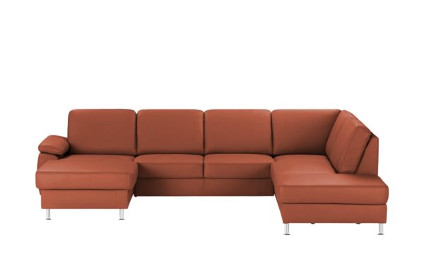 meinSofa Wohnlandschaft  Kathi ¦ rot ¦ Maße (cm): B: 309 H: 86 T: 235 Polstermöbel > Sofas > Wohnlandschaften - Höffner