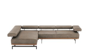 JOOP! Ecksofa Leder  24/7 8106 ¦ grau ¦ Maße (cm): B: 237 H: 85 T: 295 Polstermöbel > Sofas > Ecksofas - Höffner