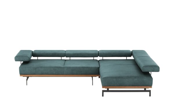JOOP! Ecksofa Leder  24/7 8106 ¦ türkis/petrol ¦ Maße (cm): B: 237 H: 85 T: 295 Polstermöbel > Sofas > Ecksofas - Höffner