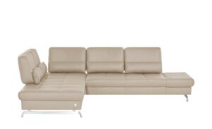 JOOP! Ecksofa Leder  Loft 8108 ¦ beige ¦ Maße (cm): B: 299 H: 86 T: 250 Polstermöbel > Sofas > Ecksofas - Höffner