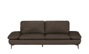 Wohnwert Ledersofa  Amarena ¦ braun ¦ Maße (cm): B: 226 H: 81 T: 96 Polstermöbel > Sofas > 3-Sitzer - Höffner