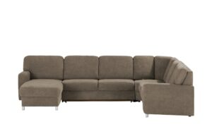 smart Wohnlandschaft  Valencia ¦ braun ¦ Maße (cm): B: 341 H: 90 T: 240 Polstermöbel > Sofas > Schlafsofas - Höffner