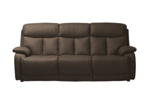 Wohnwert Ledersofa  Ambra ¦ braun ¦ Maße (cm): B: 218 H: 102 T: 102 Polstermöbel > Sofas > 3-Sitzer - Höffner