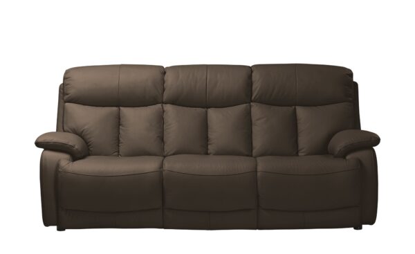 Wohnwert Ledersofa  Ambra ¦ braun ¦ Maße (cm): B: 218 H: 102 T: 102 Polstermöbel > Sofas > 3-Sitzer - Höffner