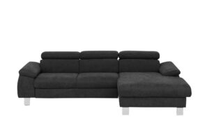 uno Ecksofa  Micky ¦ schwarz ¦ Maße (cm): B: 244 H: 72 T: 166 Polstermöbel > Sofas > Ecksofas - Höffner