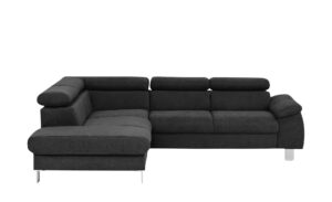 uno Ecksofa  Micky ¦ schwarz ¦ Maße (cm): B: 207 H: 72 T: 249 Polstermöbel > Sofas > Ecksofas - Höffner