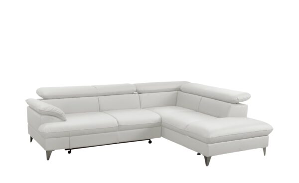 uno Ecksofa  David ¦ grau ¦ Maße (cm): B: 256 H: 74 T: 208 Polstermöbel > Sofas > Ecksofas - Höffner