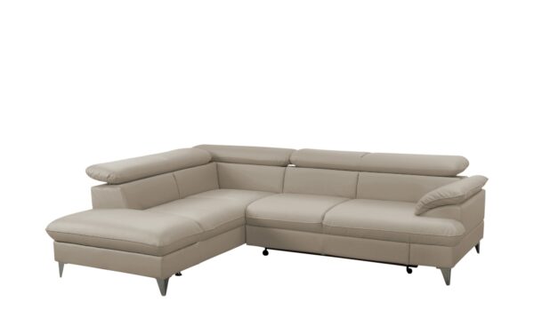 uno Ecksofa  David ¦ beige ¦ Maße (cm): B: 208 H: 74 T: 256 Polstermöbel > Sofas > Ecksofas - Höffner