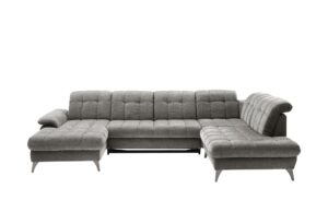 Wohnlandschaft  Melly ¦ grau ¦ Maße (cm): B: 359 H: 90 T: 237 Polstermöbel > Sofas > Schlafsofas - Höffner