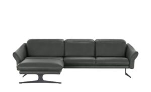 himolla Ecksofa Leder  1059 ¦ grau ¦ Maße (cm): B: 284 H: 83 T: 179 Polstermöbel > Sofas > Ecksofas - Höffner