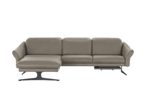 himolla Ecksofa Leder  1059 ¦ grau ¦ Maße (cm): B: 284 H: 83 T: 179 Polstermöbel > Sofas > Ecksofas - Höffner